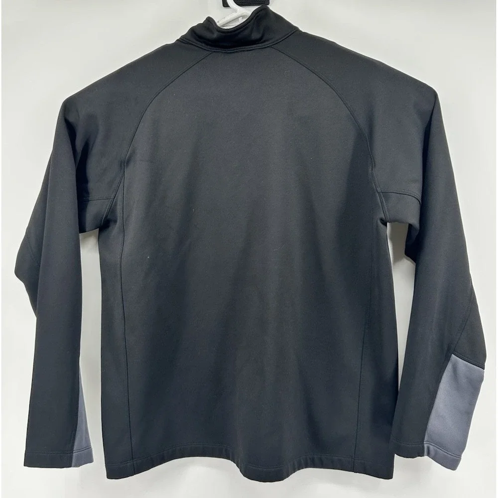 The North Face Quarter Zip Long Sleeve Pullover‎ Jacket Black Men's Size XL